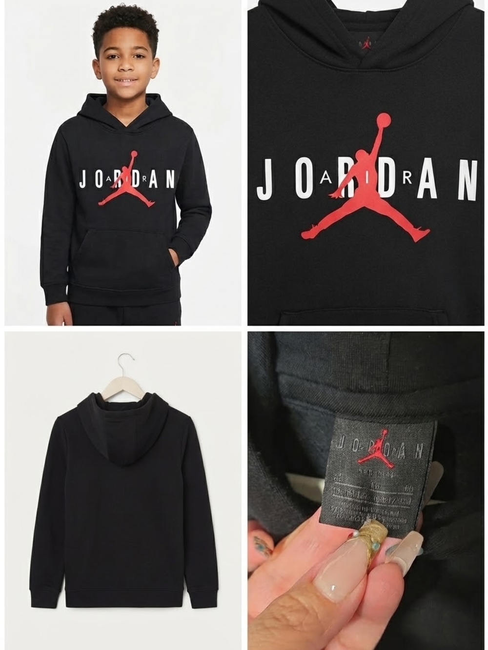 Jordan Kids' Jumpman Sustainable Pullover Hoodie